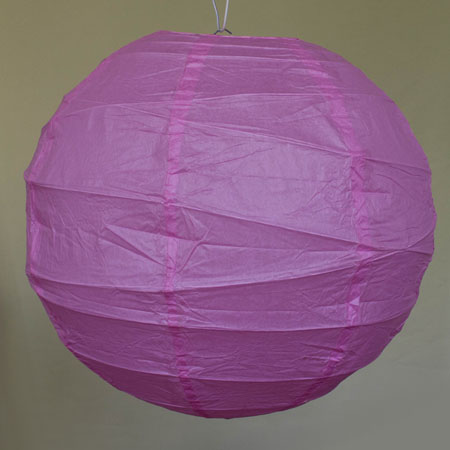 Подвесной фонарик Спираль 30 см розовый