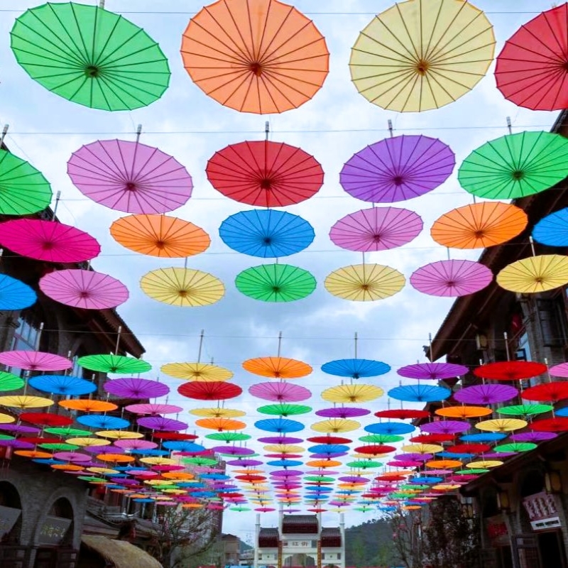 Зонтики цветные