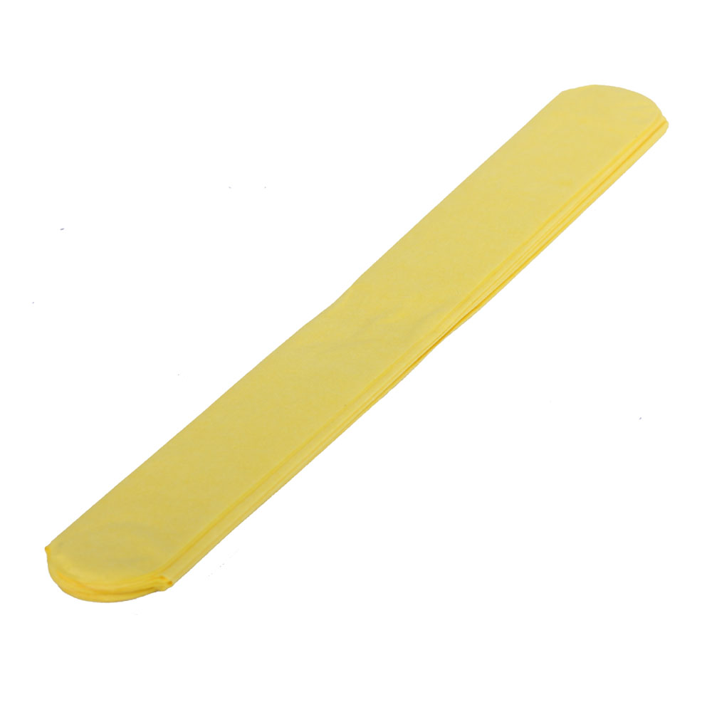 Помпон из бумаги 15 см желтый