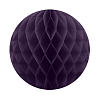Бумажное украшение шар 40 см фиолетовый