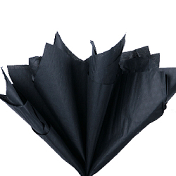 Бумага тишью односторонняя черная 76 х 50 см, 500 листов 14 г/м