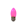 Лампа светодиодная Свеча d-35 E27 W3, розовый