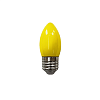 Лампа светодиодная Свеча d-35 E27 W3, желтый