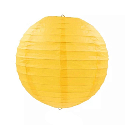 Подвесной фонарик стандарт 25 см ярко-желтый new