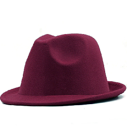 Шляпа Трилби фетровая, сливовый