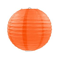 Подвесной фонарик стандарт 25 см оранжевый new