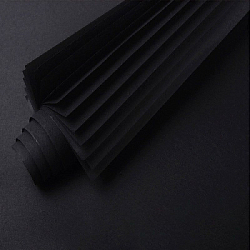 Цветная крафт бумага в листах черный 130г/м 60х60см 15 листов