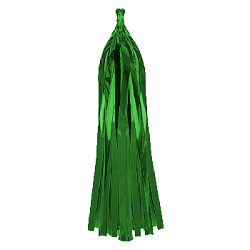 Помпон "Кисточка" 35 х 25 см 5 листов фольга зеленый