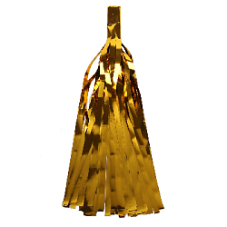 Помпон "Кисточка" 35 х 12,5 см 10 листов фольга золото