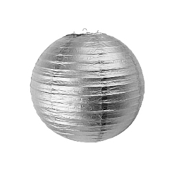 Подвесной фонарик стандарт 30 см серебро