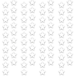 Гирлянда "Звезды" перламутровые 7 см х 4 м, Белый