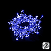 Гирлянда LED Роса-Мишура от сети, 3м х 200 диодов, синий