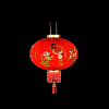 Китайский фонарь d-40 см, Идиллия