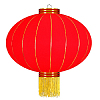 Китайский фонарь эконом d-78 см, красный