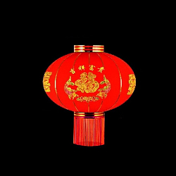 Китайский фонарь эконом d-36 см, Процветание