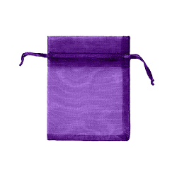 Мешочек из органзы 13 х 16 см фиолетовый 