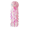 Подвесной фонарик Медуза с рис. 30 х 90 см, розовый